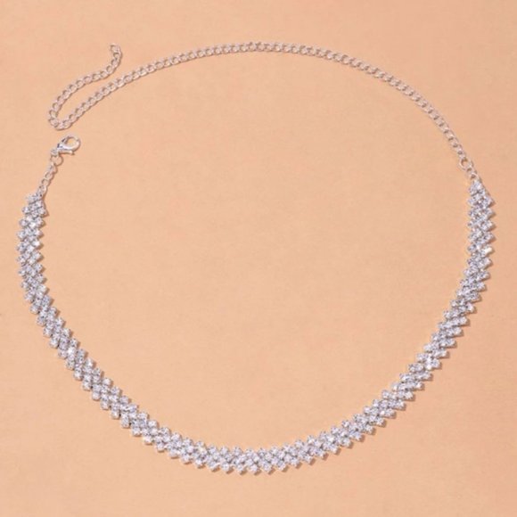 Silver Radiant Elegance Necklace - Picture 2 of 4